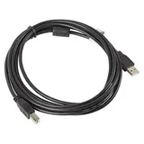 LANBERG USB-A auf USB-B 3 m Schwarz