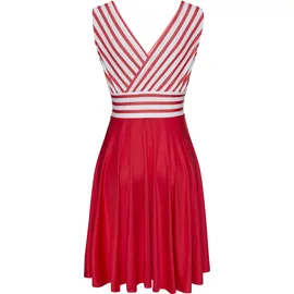 LASCANA Sommerkleid Gestreift Rot/Weiß 34