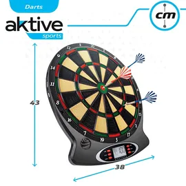Color Baby Elektronische Dartscheibe (Multifunktion) 18 Spiele