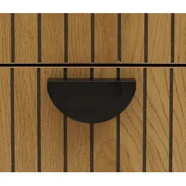 Mendler Highboard 77 x 50 x 42 cm natur / Braun
