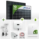 10 kWp Huawei PV-Anlage 22x JA Solar 445Wp Bifazial Glas-Glas 7kW Speicher