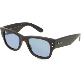 Ray-Ban RB0840S Unisex-Sonnenbrille Vollrand Quadratisch Kunststoff-Gestell, Havanna