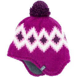 Accessoires Diamond Knit Cap Beanie Mütze in Rosa rosa M