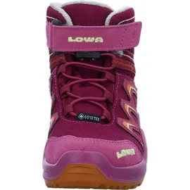 Lowa Maddox Warm GTX Mid Kinder Beere/Orange 26