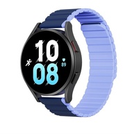 Dux Ducis Smartwatch-Armband Magnetisches Armand Samsung Galaxy Watch 5 und 6 Classic und Pro, magnetisch blau