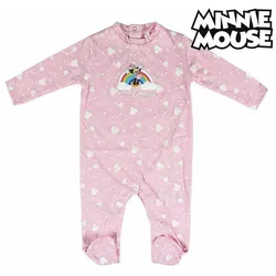 Langärmeliger Minnie Maus Strampler – Süße Träume im Disney-Zauber - 1 Monate
