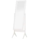 Pangivo Standspiegel, Weiß, Glas, 47x148x46 cm, Spiegel, Standspiegel