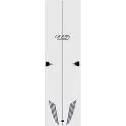 Haydenshapes White Noiz PE-C Futures Surfboard model logo Gr. 6'3