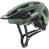 Uvex React MIPS moss green-black matt 52-56