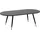 FineBuy Couchtisch Marmor Optik Schwarz 120 x 60 x 41,5 cm