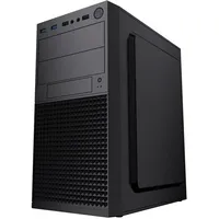 Gembird Fornax K300 mATX Mini-ITX), PC Gehäuse, Schwarz