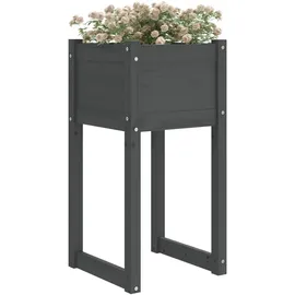 vidaXL Pflanzkübel 40 x 40 x 81 cm Grau