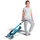 GLOBBER Elite Deluxe mit Leuchtrollen sky blue