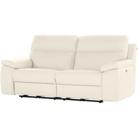 Calia Italia Couch Leder 3-Sitzer Weiß