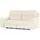 Calia Italia Couch Leder 3-Sitzer Weiß