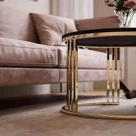 lookway LORI Gold Schwarz Holzwerkstoff 70 x 49 cm