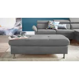 exxpo - sofa fashion Hocker EXXPO - SOFA FASHION "Maretto Bankhocker mit tollem Sitzkomfort", grau, B:136cm H:46cm T:70cm, Luxus-Microfaser (100% Polyester), Hocker, Polsterhocker, praktisches Staufach unter der Sitzfläche