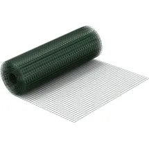 Wiltec Maschendrahtzaun 1x5 m Grün
