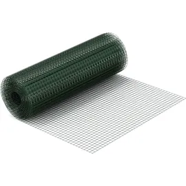 Wiltec Maschendrahtzaun 1x5 m Grün