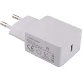 DEHNER ELEKTRONIK USB Ladegerät 20 W 1x USB-C® Weiß Innenbereich USB Power Delivery (USB-PD)