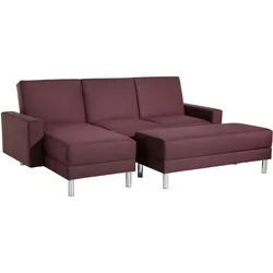 Max Winzer Funktionssofa mit Hocker Just Fashion