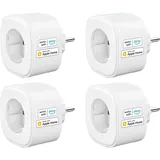 Meross WLAN-Steckdose MSS210KG-EU, 4 Stück