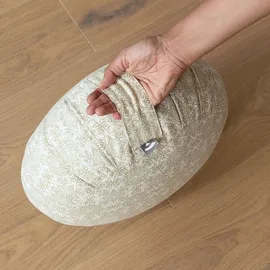 Bodhi Maharaja Collection: Meditationskissen Zafu 'Lotus' berry, Dinkelhülsen rosa No Size