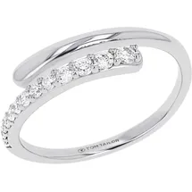 Tom Tailor Schmuck Geschenk Silber 925, 6 mm, mit Zirkonia (synth.)