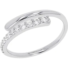 Tom Tailor Schmuck Geschenk Silber 925, 6 mm, mit Zirkonia (synth.)