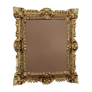 Ln BILDERRAHMEN BAROCKRAHMEN ANTIK BAROCK Gold 44x38 cm REPRO Bilder für 29x22 cm oder 22x29 cm Bilder RECHTECKIG OHNE GLASSCHEIBE 48R