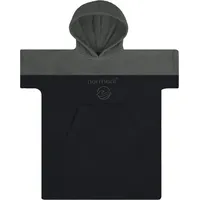 Normani Kinder Badeponcho Puwai in Schwarz | Gr.: 98/104