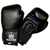 MASTER Erwachsene Boxhandschuhe TG10 Punchinghandschuhe, schwarz, 10 oz