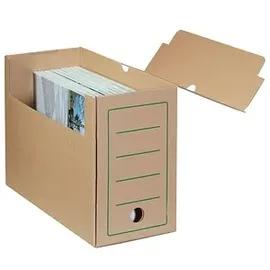 Cartonia Archivboxen braun 15,0 x 34,0 x 25,2 cm, 10 St.