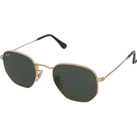 Ray-Ban Hexagonal Flat Lenses RB3548N 001 51-21 gold/green classic