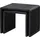 Woood Willa Schwarz Teak 40 x 40 x 43 cm