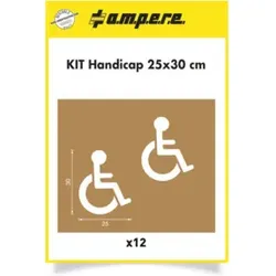 A.M.P.E.R.E. Schablonenset Schablonen KIT Handicap 25 cm x 30 cm