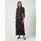 Y.A.S Hemdblusenkleid Shirtkleid Schwarz S