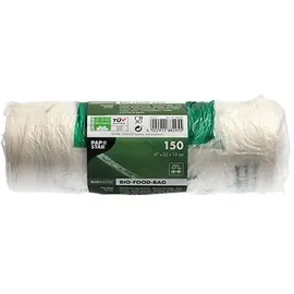 Papstar Hemdchen-Tragetasche, aus Bio-Folie, transparent