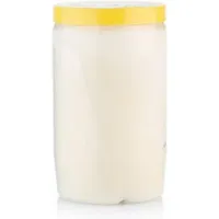 Grabkerze Kompoöllicht Ø 5,8 x 9,8 cm weiß Brenndauer 3 Tage Grabkerze