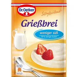 Dr.Oetker Grießbrei Weniger Süß 76G