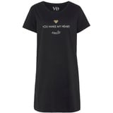 VIVANCE DREAMS Damen Sleepshirt schwarz Gr.32/34