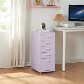 [en.casa] Kökar Schubladenschrank 69 cm x 28 cm x 41 cm lila