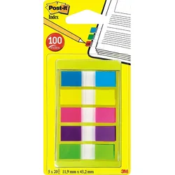 Post-it Haftstreifen Index im Etui Packung mit 6 Stück