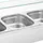 Royal Catering Bain Marie - 2,000 W 5 GN 1/2 - Ablasshahn - Glasschutz