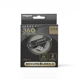 Integral 256GB Secure360 256-Bit Software Encrypted 3.0 USB-Stick Secure 360 256 GB Schwarz, Gold