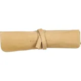Clairefontaine 930028C Rollmäppchen (Flying Spirit aus Lammleder, rund, 26,7 x 20,5 cm) 1 Stück Beige