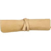 Clairefontaine 930028C Rollmäppchen (Flying Spirit aus Lammleder, rund, 26,7 x 20,5 cm) 1 Stück Beige
