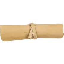 Clairefontaine 930028C Rollmäppchen (Flying Spirit aus Lammleder, rund, 26,7 x 20,5 cm) 1 Stück Beige