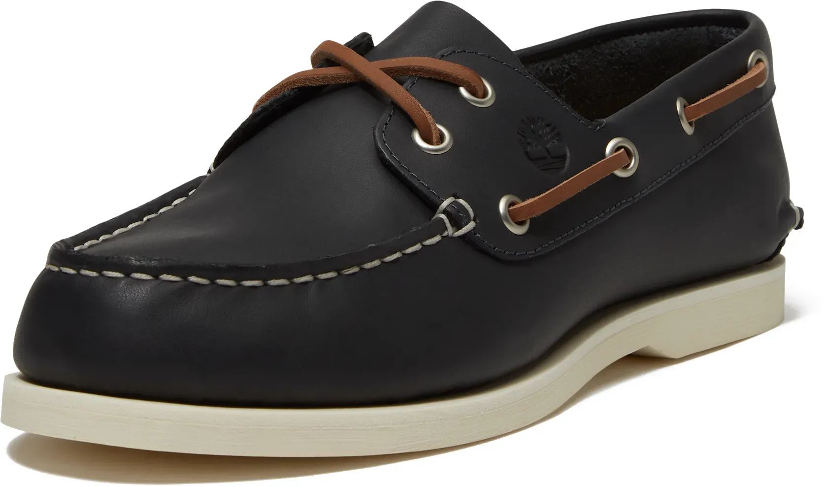 Bootsschuh TIMBERLAND "CEDAR BAY ESSENTIAL BOAT SHOE", Damen, Gr. 38,5, nvy full grain, Leder, Schuhe Bootsschuh, aus Leder