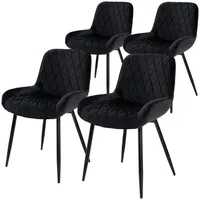 ML-Design 4er Set Esszimmerstühle Vierfußstühle